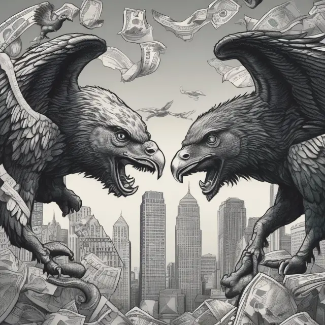 An image of UBS bull and Bloomberg eagle, representing their respective MTFs participating in a collaborative trading scenario, enhancing market competition.