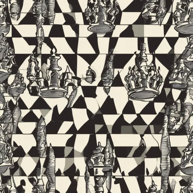 A chessboard depicts MTFs and traditional exchanges as opposing forces, symbolizing their competitive dynamics in the financial landscape