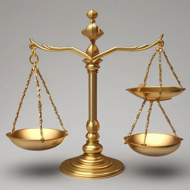 A golden scale with a price-to-earnings ratio and enterprise value to EBITDA multiple, balanced by an investor assessing stock valuation