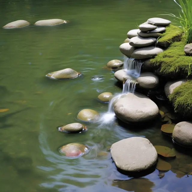 Stones rippling in a pond, symbolizing the multiplier effect