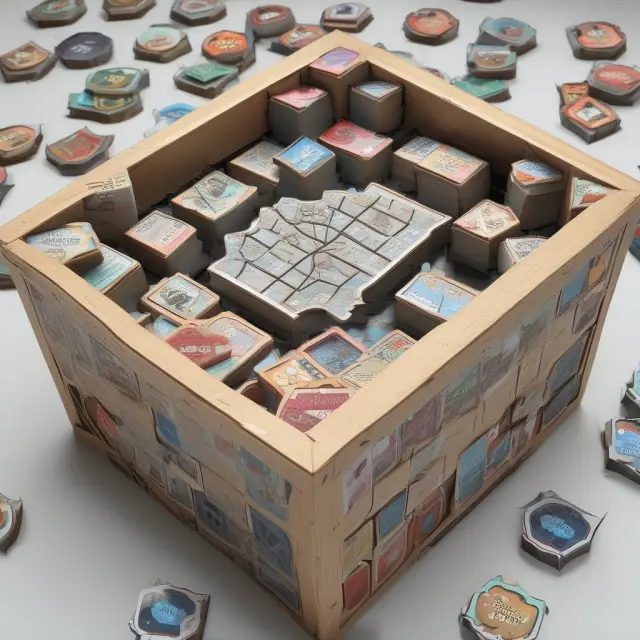 An ornate puzzle box symbolizing multiplier effects opens to reveal intricate scenes of the 2008 financial crisis and COVID-19 pandemic, representing real-world applications