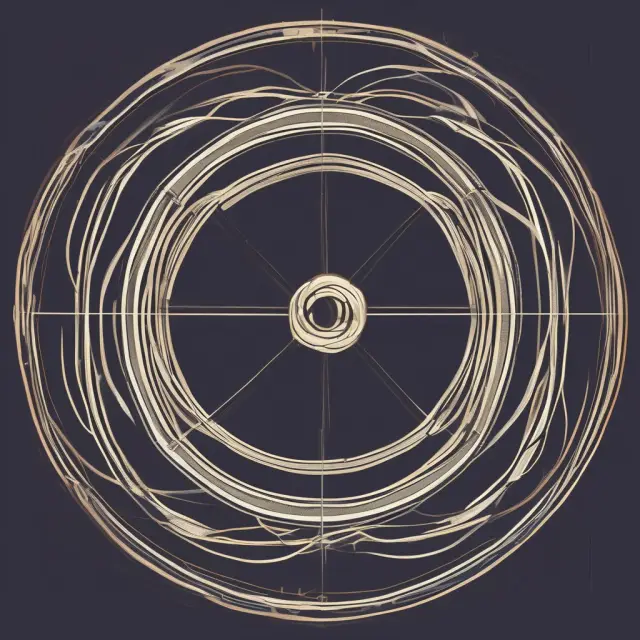 Visualization of two interconnected circles representing mutually exclusive events, where their overlap is empty