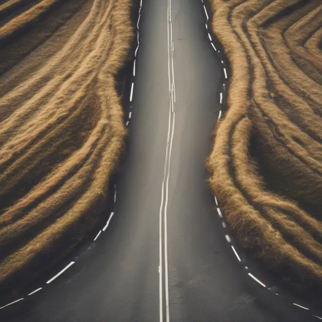 Visualizing Mutually Exclusive Projects: Two divergent paths illustrating the need to choose between alternative investments.