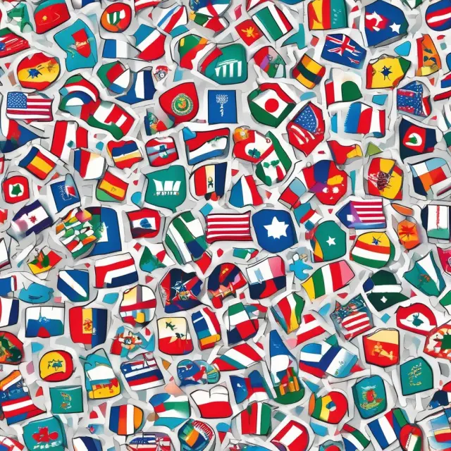A colorful mosaic of trade secrets, copyrights, patents, trademarks, and industrial designs merging to form the unified North American marketplace under NAFTA.