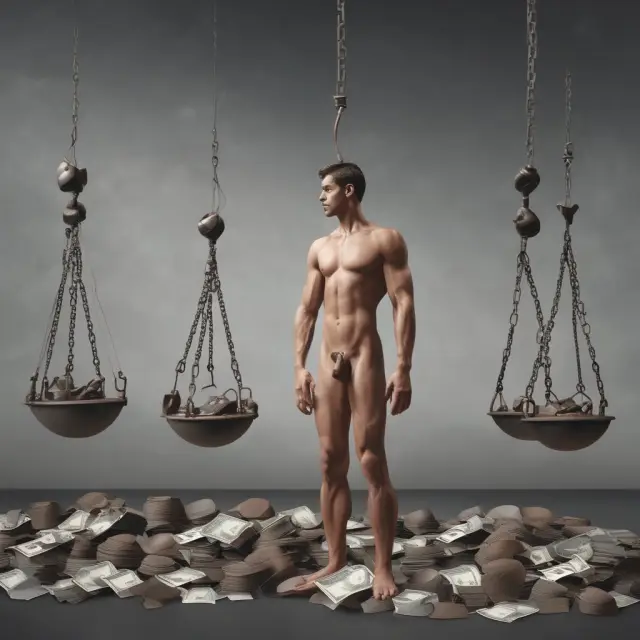 Scale illustrating risk (covered calls & puts) versus reward (naked options)