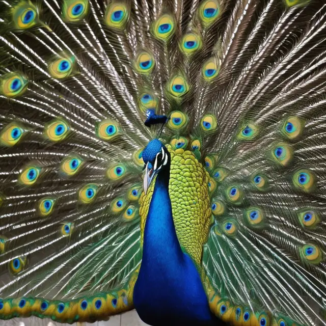 A primary beneficior (peacock) passing assets to a contingent beneficiary (sparrow) through a trust