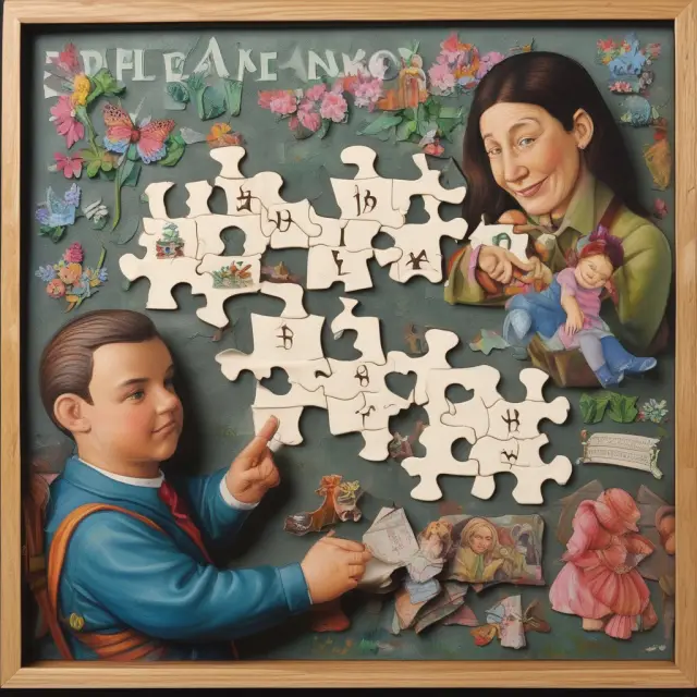 A will and a named beneficiary working together on a jigsaw puzzle, representing the collaboration in effective estate planning for asset distribution