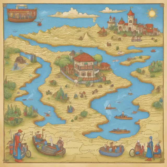 A treasure map illustrating named beneficiaries guiding retirement assets through the complex estate planning process