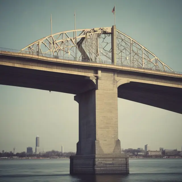 An image of a keystone supporting a bridge made of cash wages and labeled