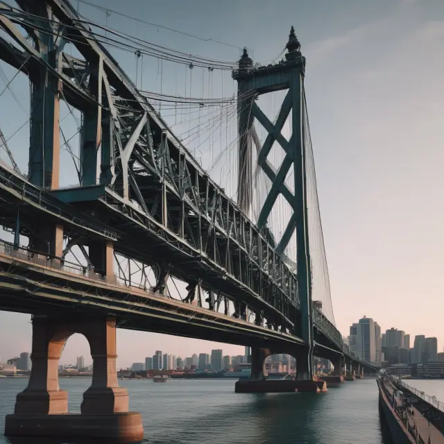 An elegant bridge connecting REIT markets worldwide, symbolizing Nareit
