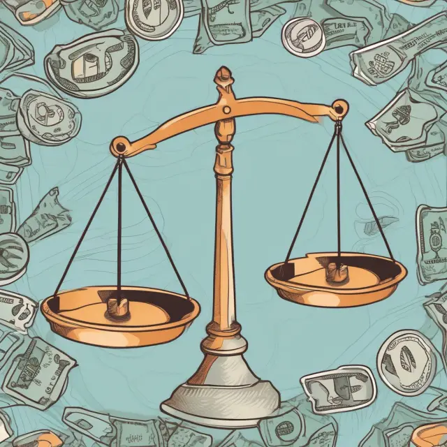 Balanced scale showing total assets and revenue for Nasdaq Capital Market listing eligibility.