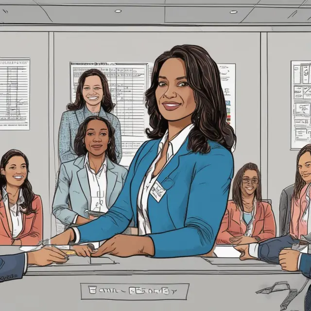 Wave symbolizing Nasdaq driving diversity in corporate boards, with underrepresented groups joining a diverse seascape of directors