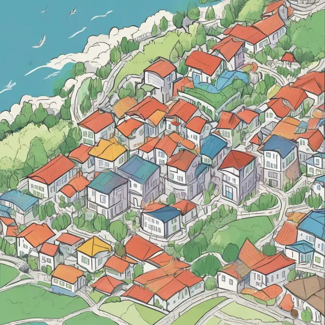 An interactive map illustrating NAR members as precious gems accessing various data points and research reports
