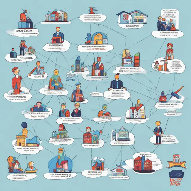 An intricate, interconnected web of local associations and state chapters forming a powerful network within the National Association of Realtors