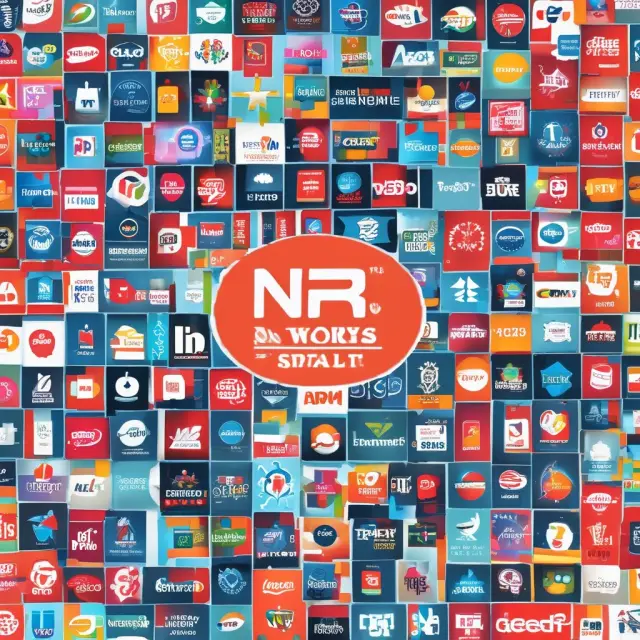 Mosaic of retail logos representing various NRF members