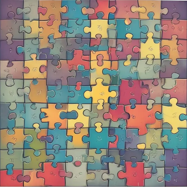 Puzzle pieces representing GDP components: Consumption, Investment, Government Spending, Net Exports