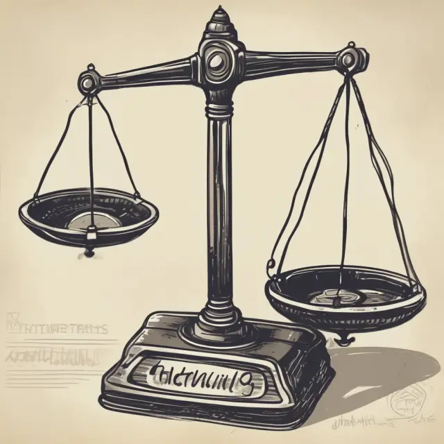 Institutional investor holding a set of scales, with market volatility and regulations on one side and advanced trading technology and potential benefits on the other.