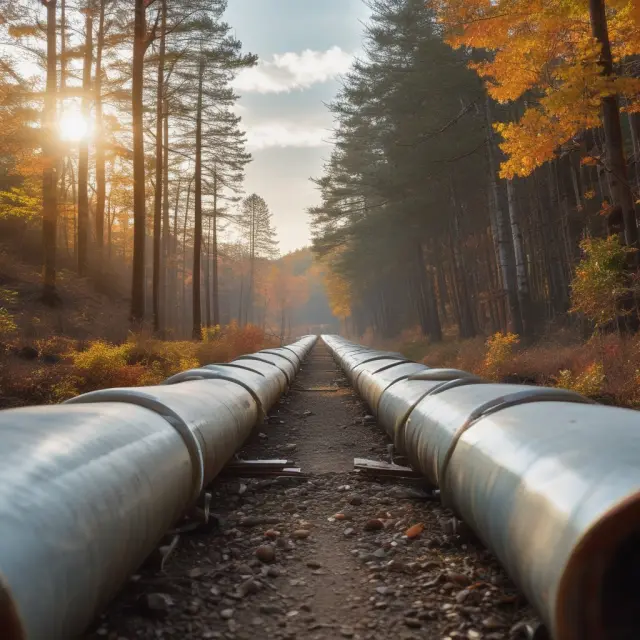 A gas pipeline transporting futures contracts instead of natural gas, illustrating the structure of the United States Natural Gas Fund.