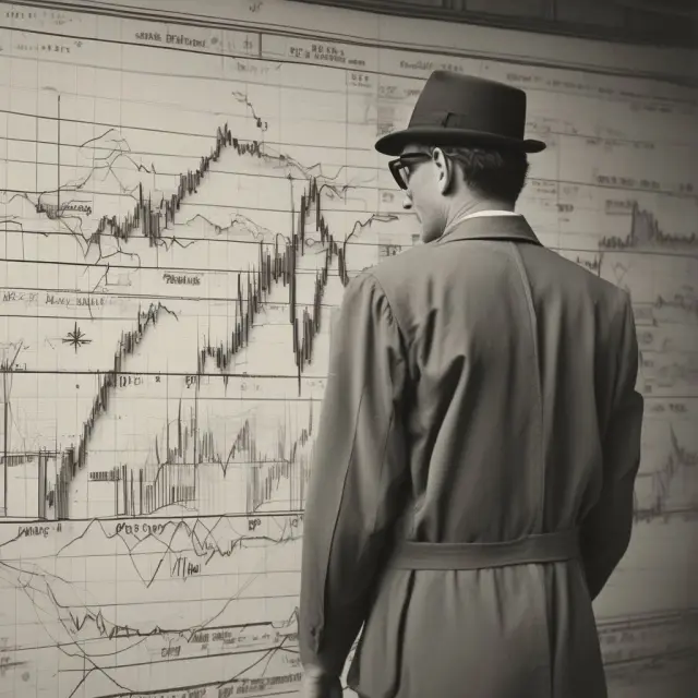 An adventurer navigates a fluctuating natural gas ETF price graph, representing historical performance and risks.