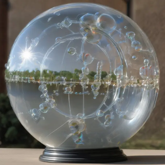 A gas globe filled with bubbles, each labeled with a usage of propane: residential heating, commercial cooking, industrial feedstock, and vehicle fuel