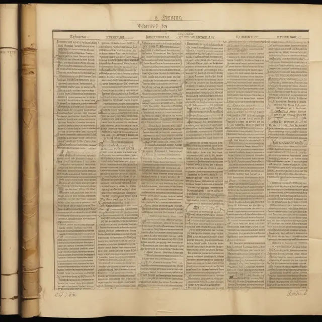 An ancient scroll depicting Natural Gas Storage Indicator data from its inception in 2002