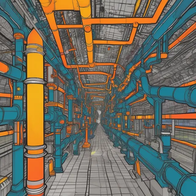 An underground gas reservoir glowing with weekly storage data, shedding light on natural gas market trends and influencing trading decisions