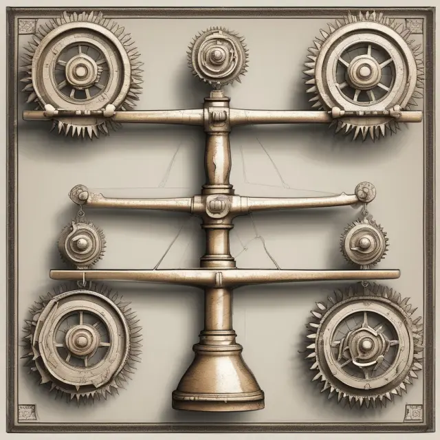 A balanced set of interconnected gears symbolizes the natural hedging strategy, highlighting its ability to offset risks through negatively correlated assets