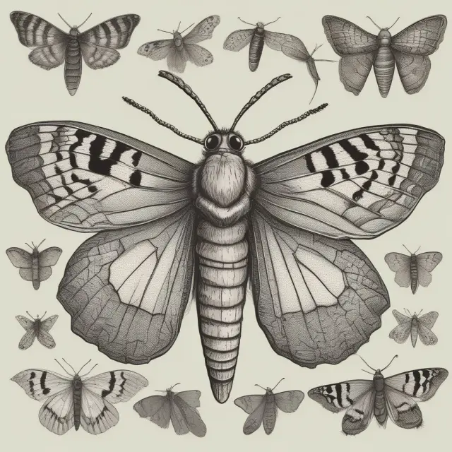 A peppered moth evolving from a light to darker coloration, symbolizing the importance of environmental adaptation for financial success