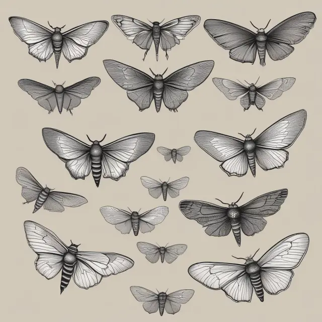 Image of peppered moths evolving in a tech landscape, symbolizing financial adaptation