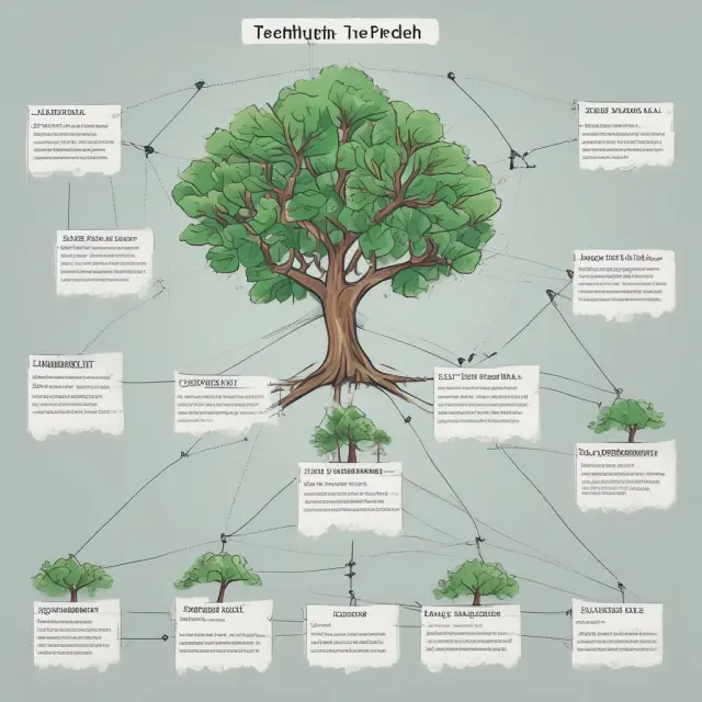 An image of a tech tree with interconnected roots symbolizing the first-mover advantages, network effects, and economies of scale that have contributed to the rise of modern tech natural monopolies