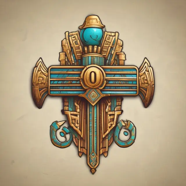 A golden pharaoh