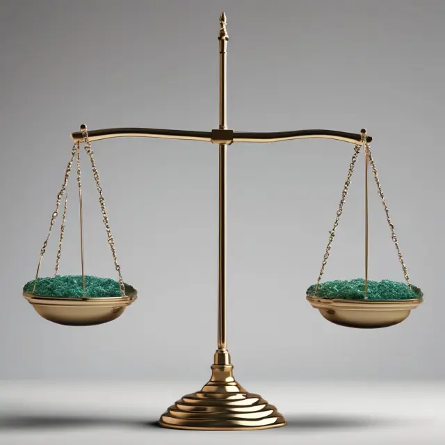 Net Asset Values Scales: Two balanced scales symbolizing wise investment decisions using NAVPS