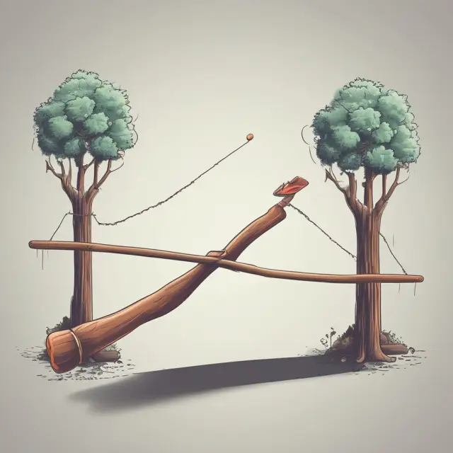 See-saw representing market price and net asset value per share in balance