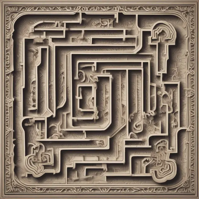 An intricate maze filled with bids and offers, representing the National Best Bid and Offer system.