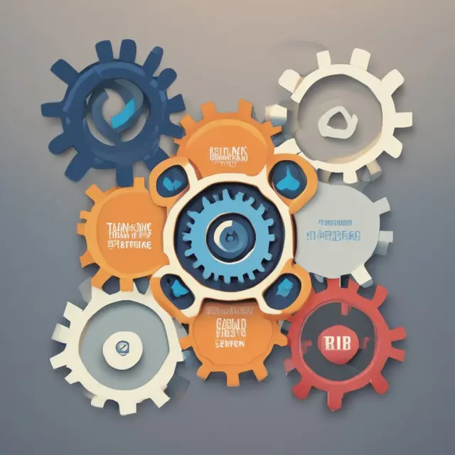 Image of four interconnected gears representing NBER
