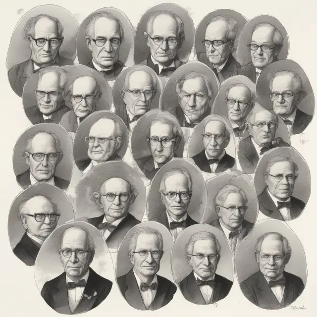 Image of Nobel Prize winners among NBER researchers, highlighting their collaborative influence on economic research.