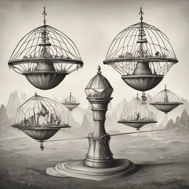 An scales revealing both the tangible net asset value and intangible assets, emphasizing thorough analysis