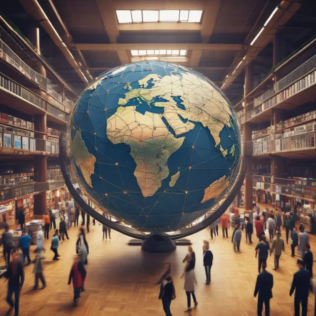 Visualization of major global trading centers connected in a complex network within the non-deliverable forwards market