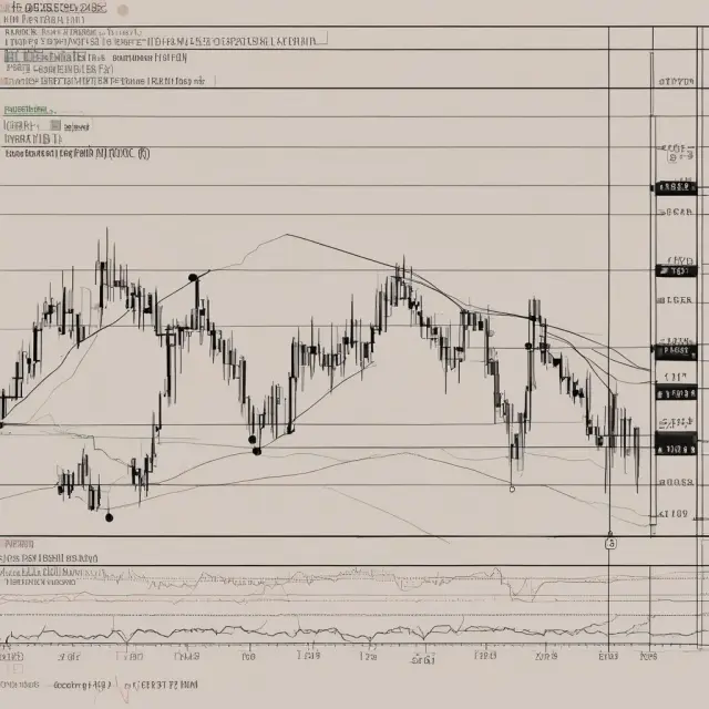 Image showing a head and shoulders pattern of the GBP/USD currency pair with the neckline drawn, illustrating the potential breakout point and price target.