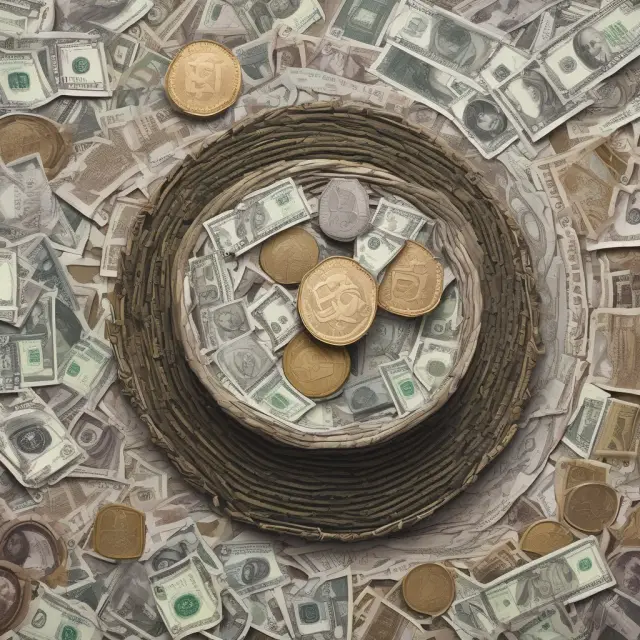 Scales with weights holding various currencies, symbolizing NEER calculation methods.