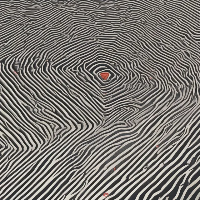 A maze filled with negative-yielding bonds, representing the complex and risky nature of managing investments during periods of inflation. Keywords: Negative Yields, Inflation Risks, Bond Market.