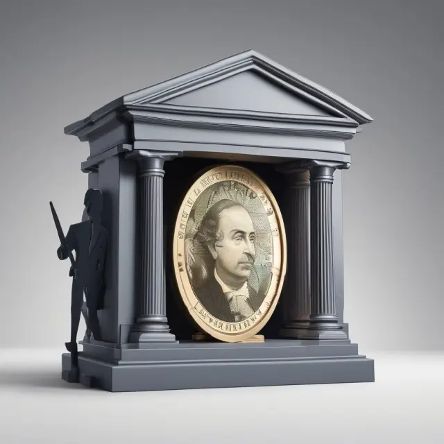 A see-saw balancing negative interest rates
