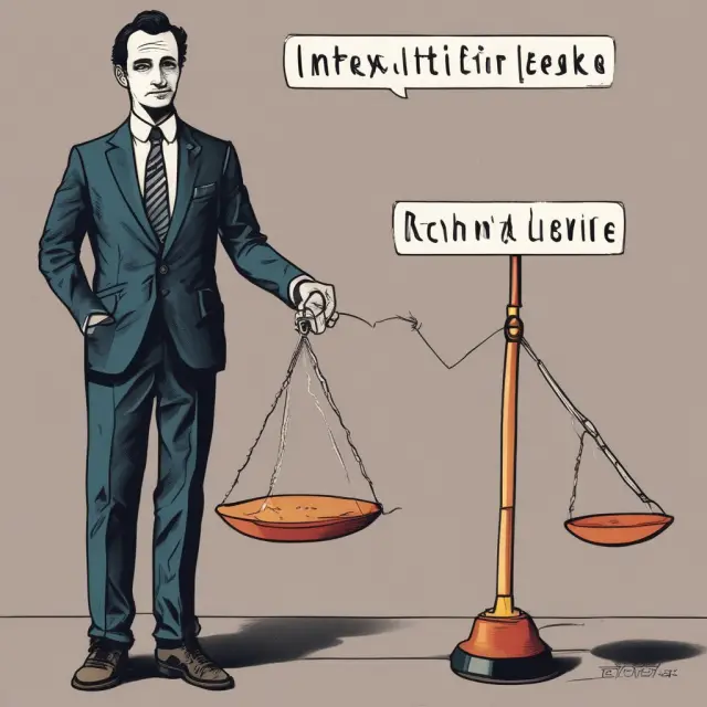 Borrower juggling interest and principal scales, revealing negative amortization concept