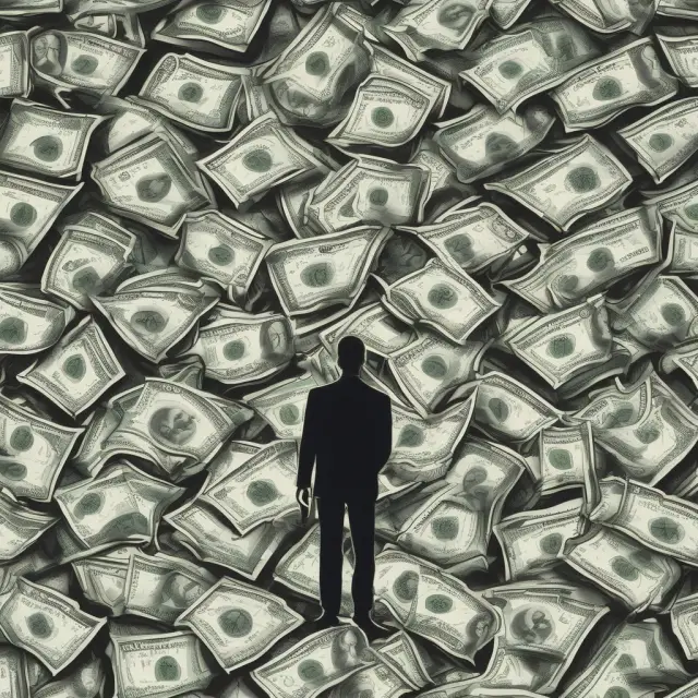 A bond issuer surrounded by turbulent seas representing interest rate fluctuations, losing pearls symbolizing opportunity wealth