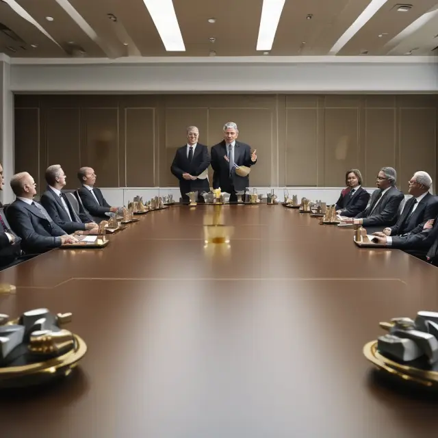 Golden creditors seated at a negotiating table prioritize repayment over silver unsecured creditors during bankruptcy proceedings