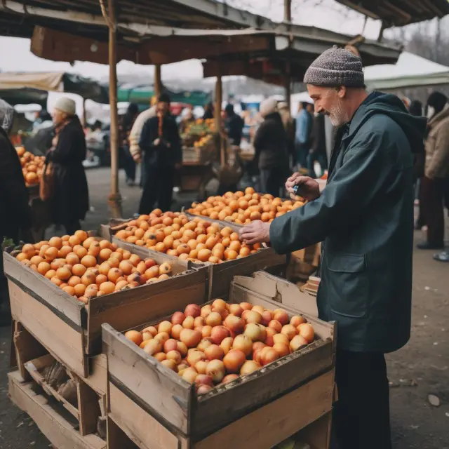 Consumer examines apples and oranges to choose the most satisfying option (utility) based on their preferences