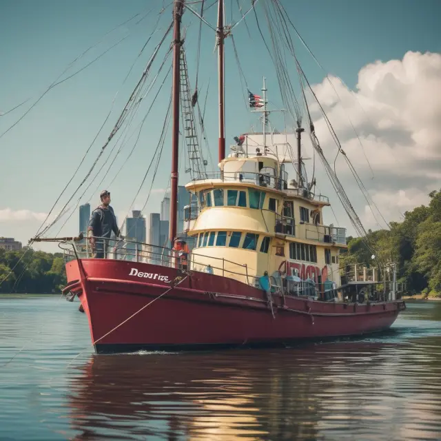 A serene river representing net charge-offs, with Capital One Financial Corp.