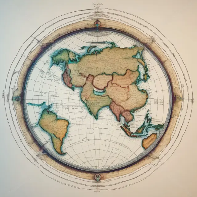 Compass representing net foreign assets guiding a nation