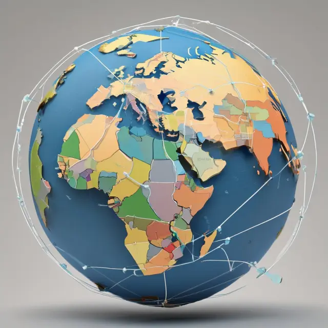Global economy visualizing the relationship between GDP, GNP and Net Foreign Factor Income