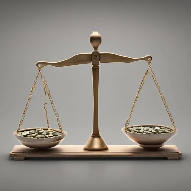 Balance scale comparing Gross National Product (GNP), Gross Domestic Product (GDP), and Net Foreign Factor Income (NFFI).